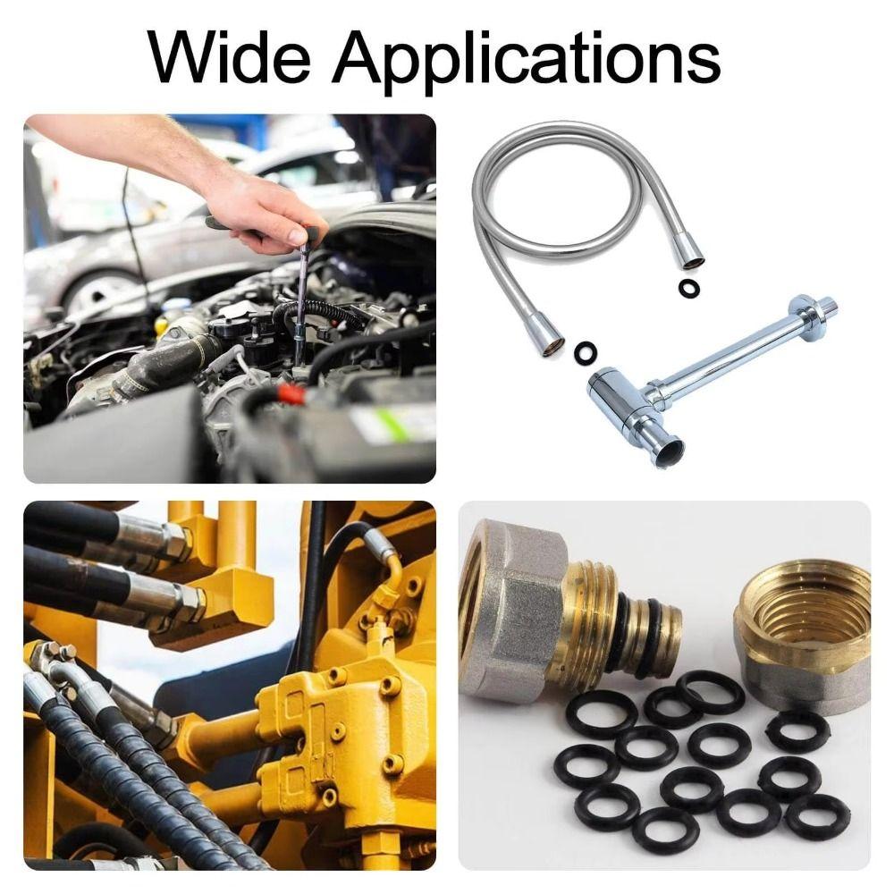 400Pcs Durable Car O-Ring Rubber Ring Kit Heat-resistant Gasket Washer Tool Kit  Auto Repair