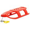 VidaXL Sled for Children Sledge Snow Glider Toddler Outdoor Toy Set Tow Rope Red 93719