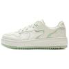 Li Ning Cheese Classic Fashion Casual Versatile Sneakers Non-Slip Wear-Resistant Breathable Low-Top Skate Shoes Women Sneakers White Green AGCV098-1