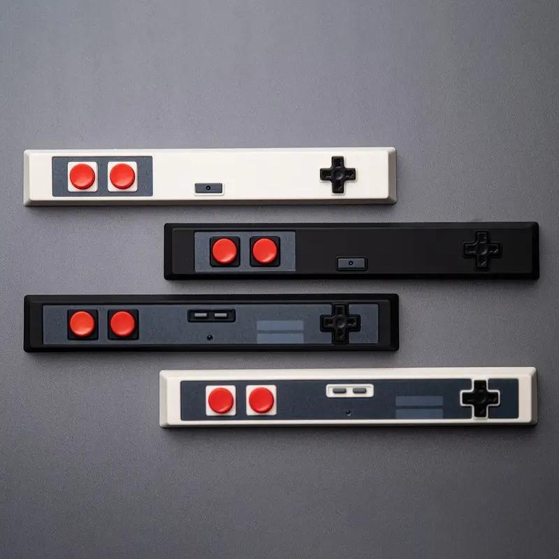 Ретро Геймпад Кейкап 6.25U Пробел Артизан Кейкап Материал ABS Для Переключателей MX Для Игровой Механической Клавиатуры Черный Белый