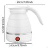 Folding Electric Kettle Foldable 1.2L Silicone Fast Boiling Small Portable Tea Pot