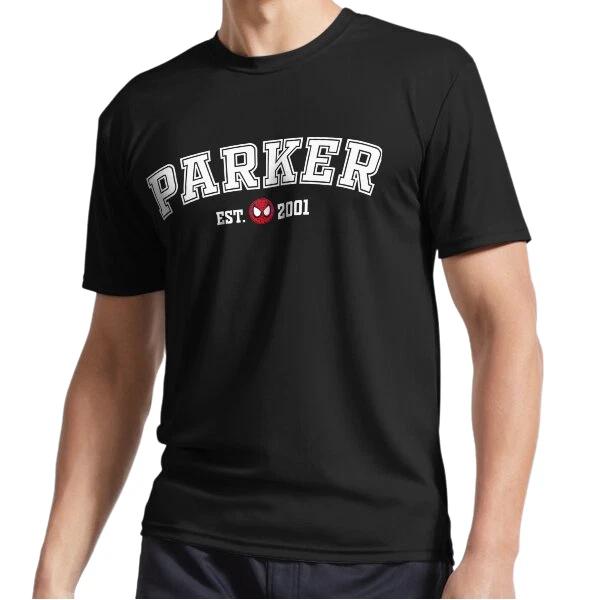 New Parker Est 2001 Active Logo T-Shirt Funny Size S to 5XL