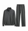 Autumn/Winter Women's Casual Solid Color Hoodie & Wide Leg Pants Set