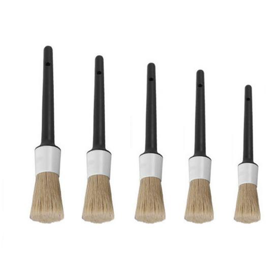 Набор щеток для детейлинга автомобиля Щетка для чистки салона автомобиля для вентиляционного отверстия кондиционера приборной панели Мягкая щетина Щетка для автомобиля Портативный набор для чистки автомобиля