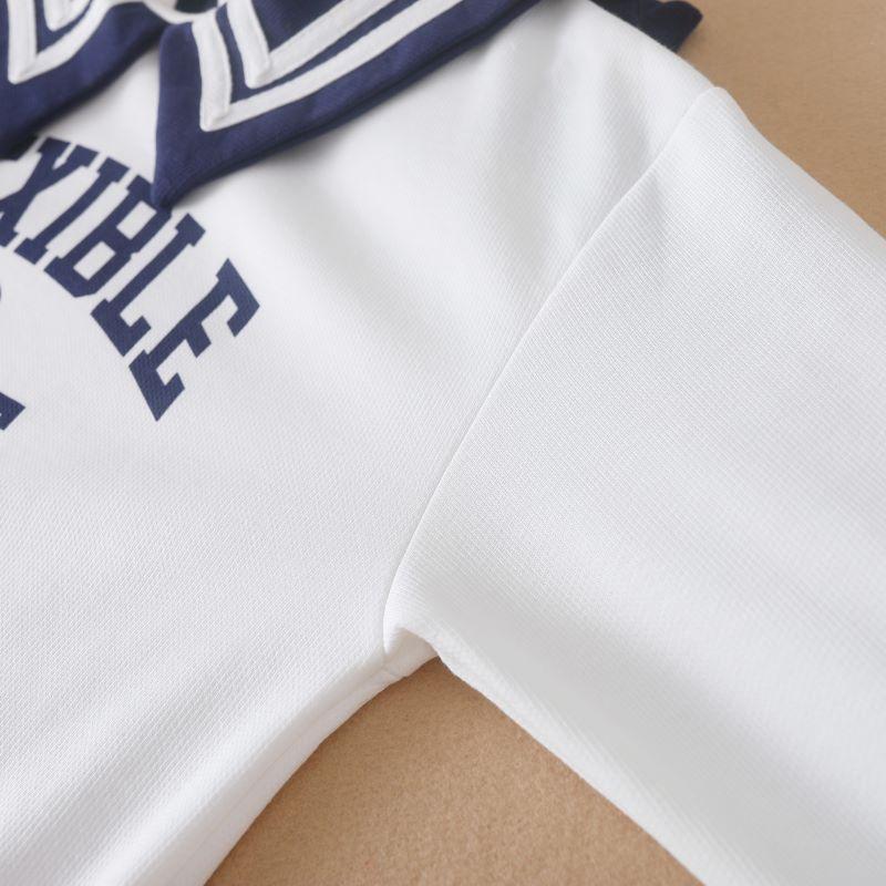 Модные топы для девочек, свитшот с длинными рукавами, весна-осень, рубашка-поло с отложным воротником для маленьких девочек, хлопковые осенние детские рубашки, одежда