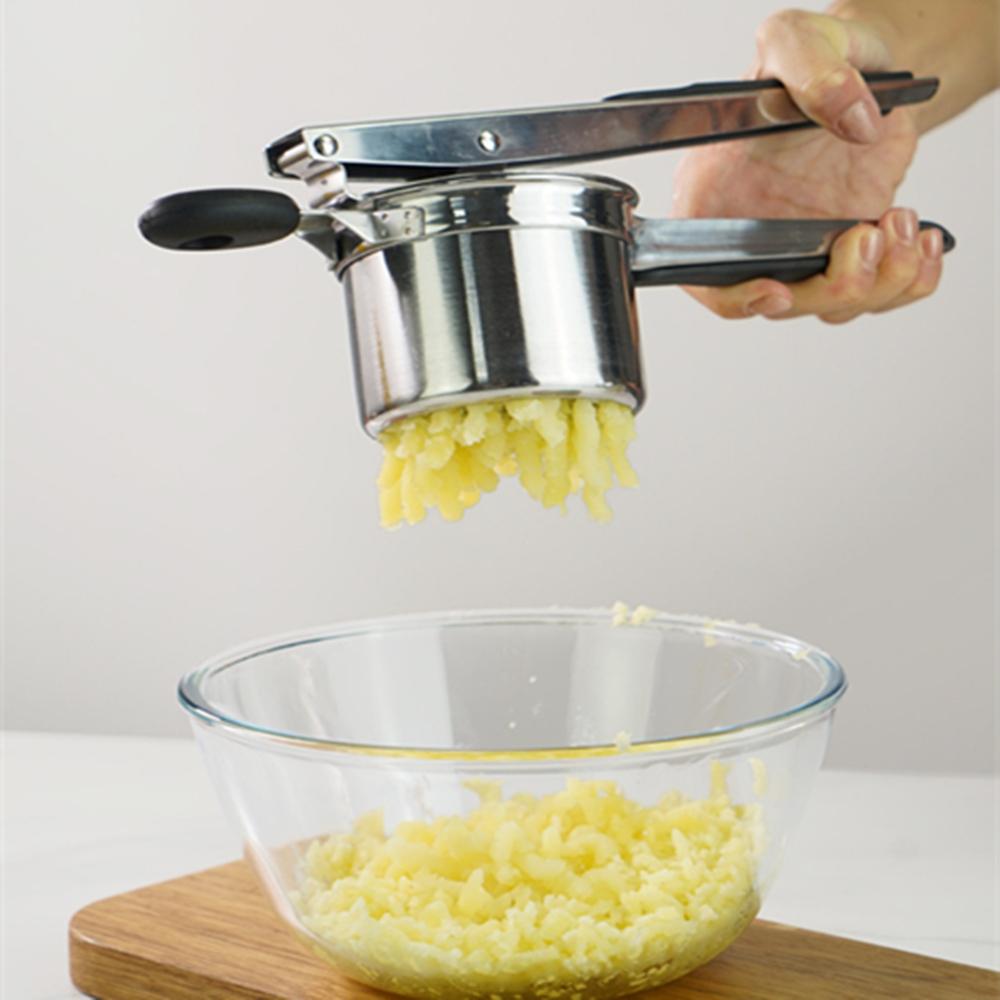 Potato Masher 3-Disc Stainless W/Silicone Grip