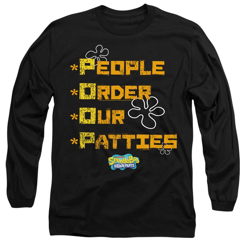 SpongeBob SquarePants Unisex Adult People Order Our Patties T-Shirt
