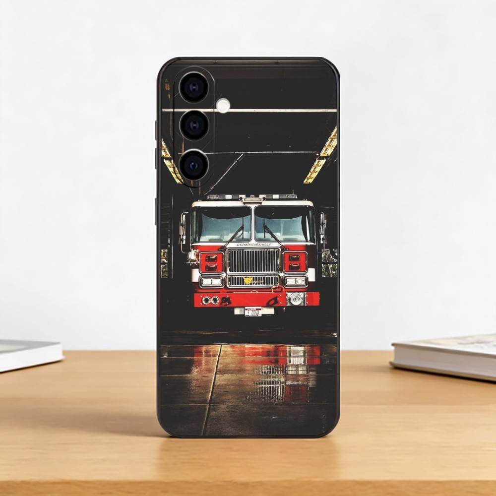 F-Fireman Firefighter Phone Case For Samsung Galaxy A73,A72,A71,A70,A53,A52,A51,Soft Silicone Black Cover