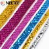 2/5/10M Sequin Lace Braided Band Decoration Ribbon for Clothes Not Elastic Trim Cosplay Dance Dress Wedding Sewing Accessories