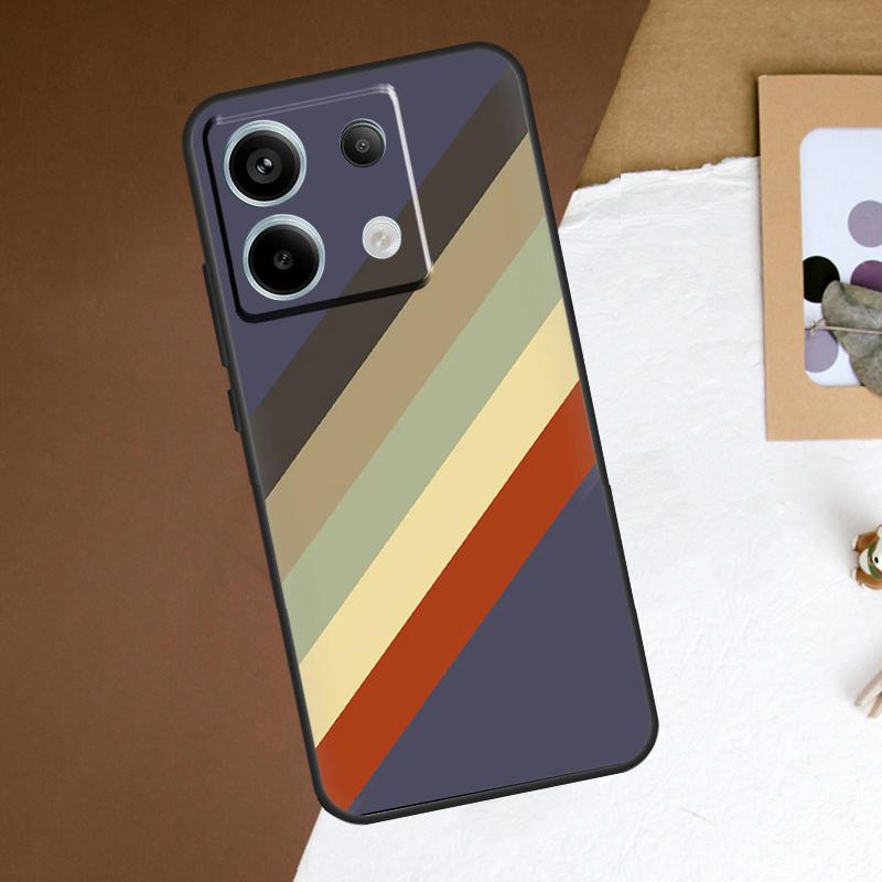 Retro Stripes Aesthetic Vintage Phone Case For Redmi Note 12 13 Pro Plus 9 10 11 Pro 9S 10S 11S 12S Redmi 10C 12C 13C Cover