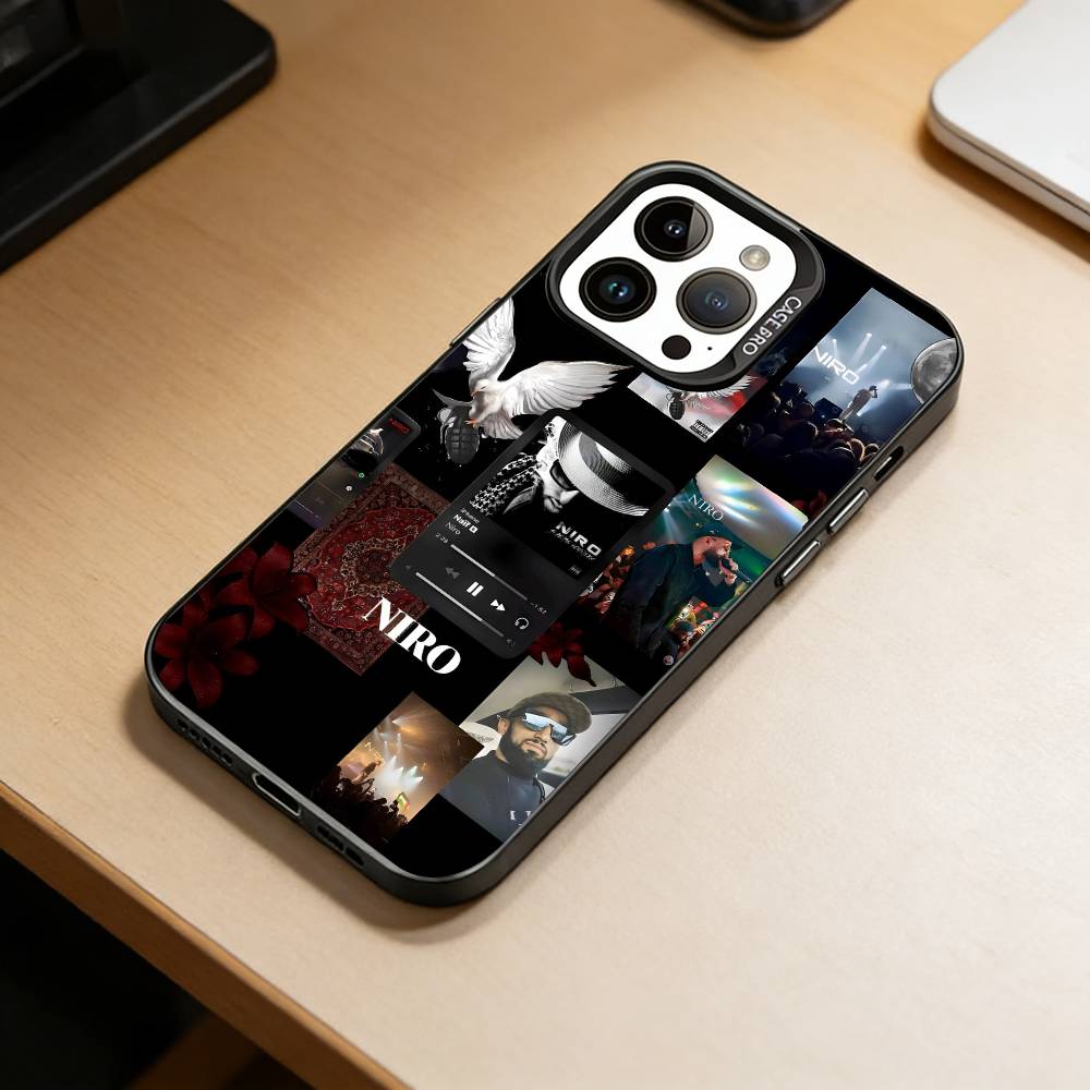 Чехол для телефона Singer N-NIRO для iPhone 17,16,15,14,13,12,11 Plus,Pro Max,XS,Красочный Серебристый Чехол для телефона Funda Cover