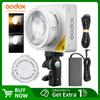 Godox ML100Bi Двухцветный портативный светодиодный свет 120 Вт Управление на борту и через приложение Фотографическая лампа для видеозаписи, прямых трансляций