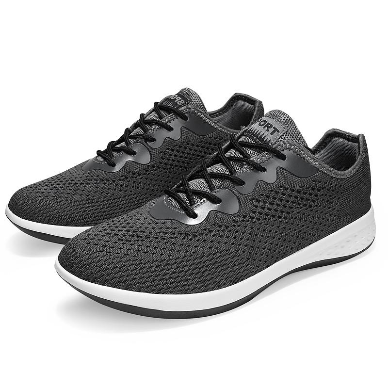 38-48 спортивная обувь, мужская дышащая спортивная повседневная обувь с сеткой, большие размеры, мужская спортивная обувь для бега и фитнеса