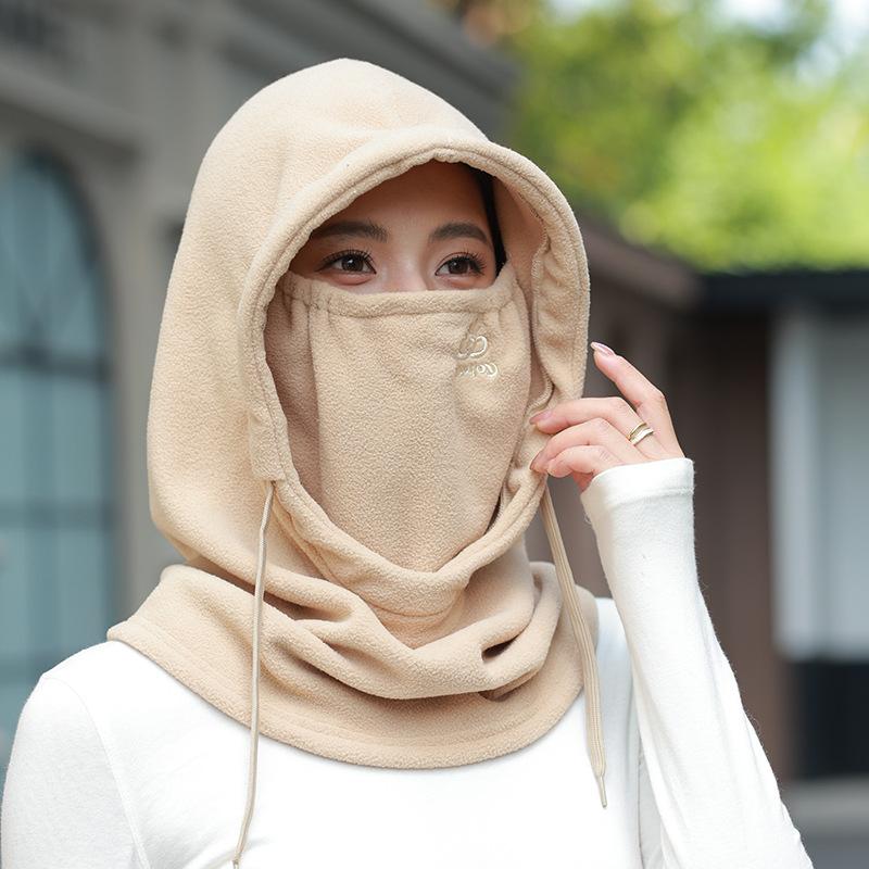 Шапка и шарф все в одном женская осенне-зимняя ветрозащитная уличная холодостойкая и теплая велосипедная шапка с маской и защитой шеи шапка Ушанка