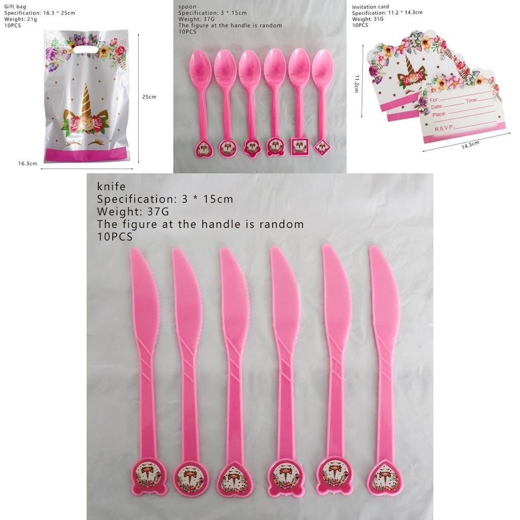 Венок Единорог Детские Принадлежности для Дня Рождения Зачарованная Посуда Чашки Тарелки Вилки Салфетки И Баннер