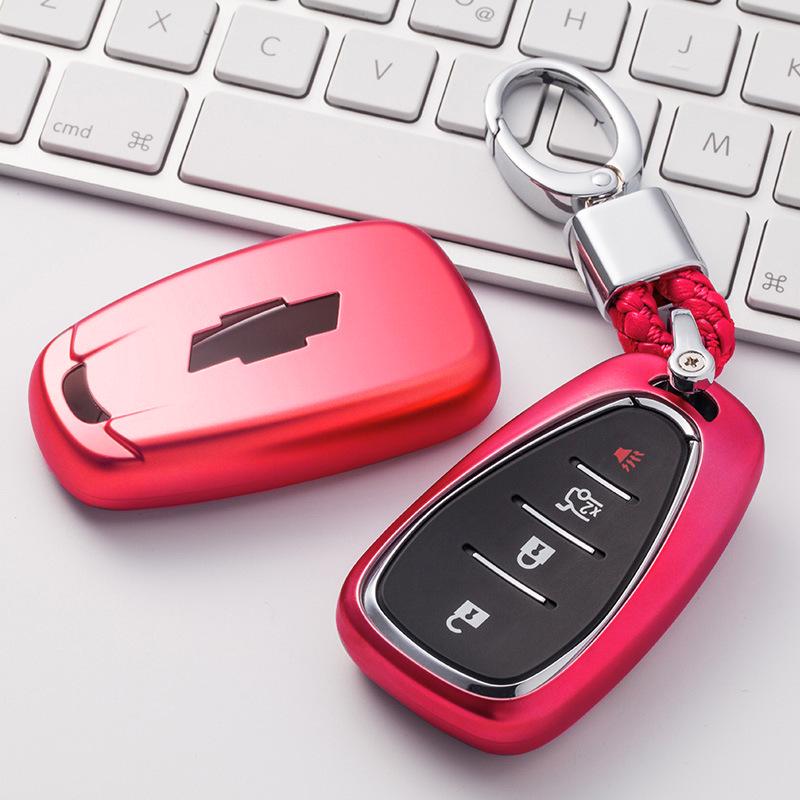 Чехол для ключа Chevrolet для Cruze, Malibu XL, Trax, Equinox - ТПУ оболочка и пряжка для смарт-моделей
