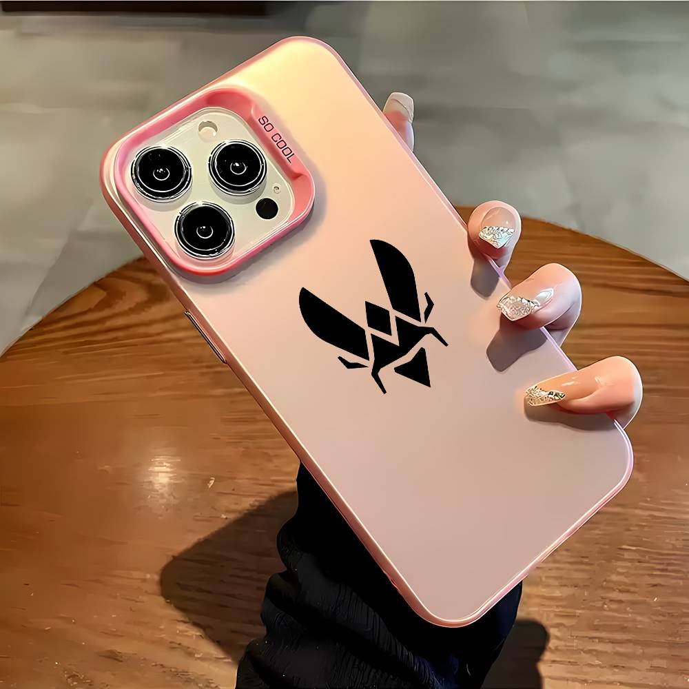 Чехол для телефона с логотипом команды CS2 Vitality для iPhone 16 15 14 13 12 11 Plus Pro Max, разноцветный, лазерный Aurora, противоударный, Funda Cover