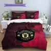 Manchester United Pattern Bedding Quilt Set  Home Decoration  Gift (1 * duvet cover + 2 * pillowcase  without core).xwn
