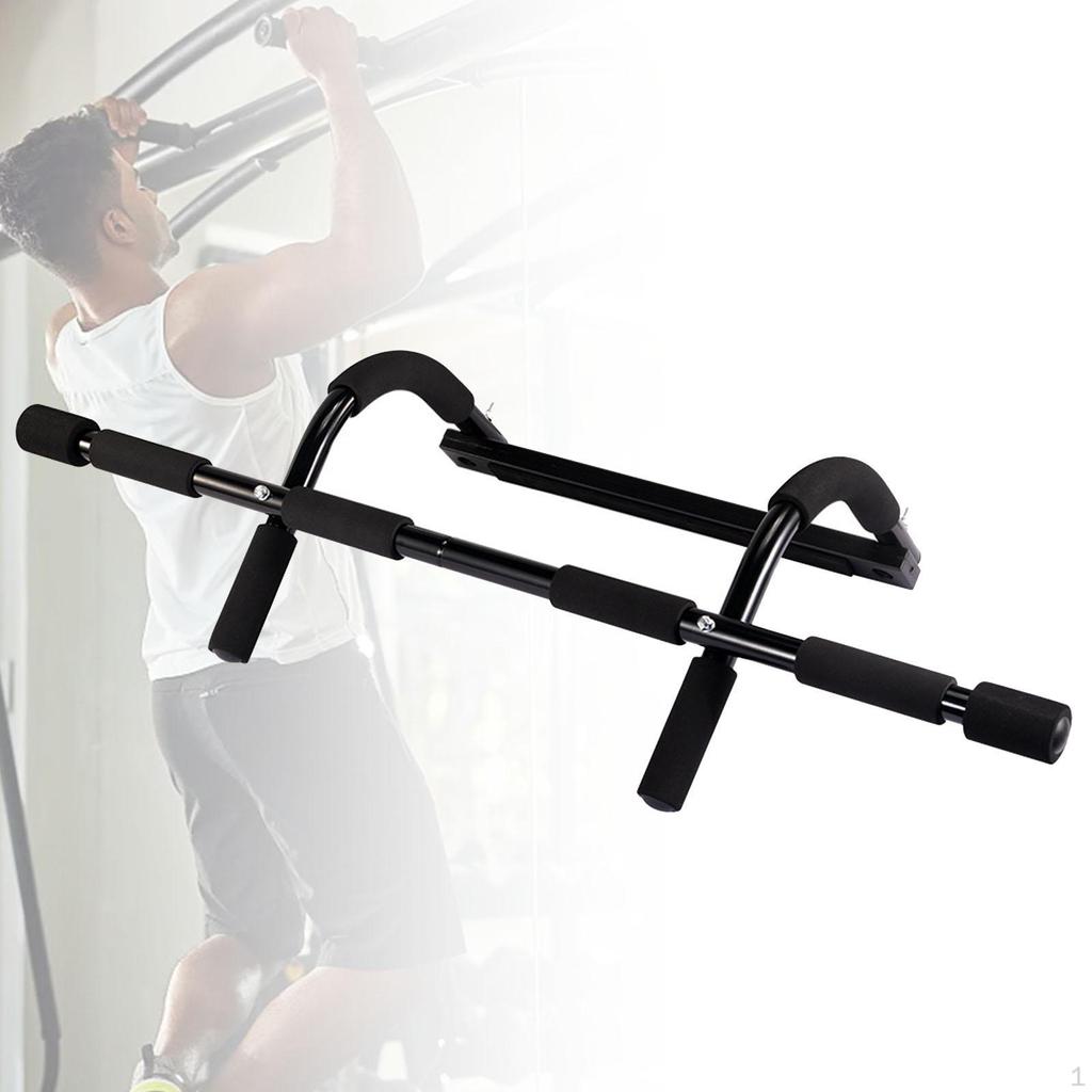 Pull Up Bar for Doorway Chin Hanging with Foam Grips Home Gym Portable