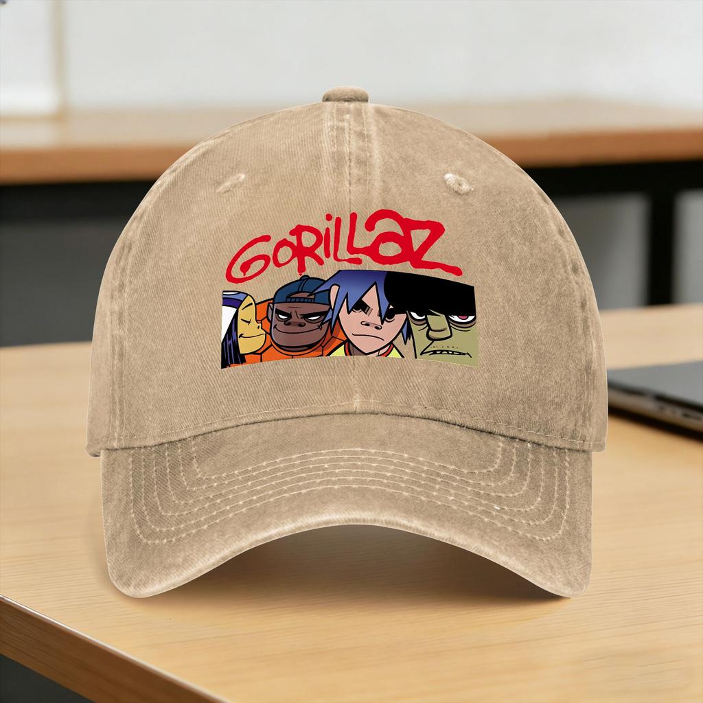 Gorillazs Band Casual Baseball Cap Hunting Camping Trucker Hat Summer Wholesale Men Adult Classic Snapback Cap