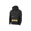 Nike Флисовая толстовка с капюшоном NBA Los Angeles Lakers Courtside Черный DR2422-010