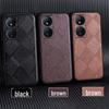 Кожаный защитный чехол Honor Play 50 с ромбовидным узором из коровьей кожи, всесторонняя защита