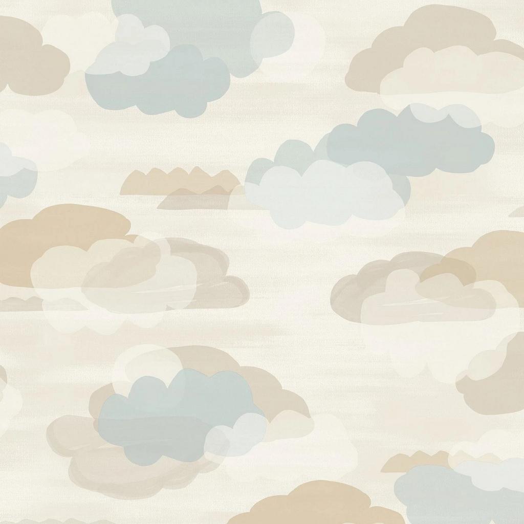 Grandeco Figari Clouds Textured Wallpaper