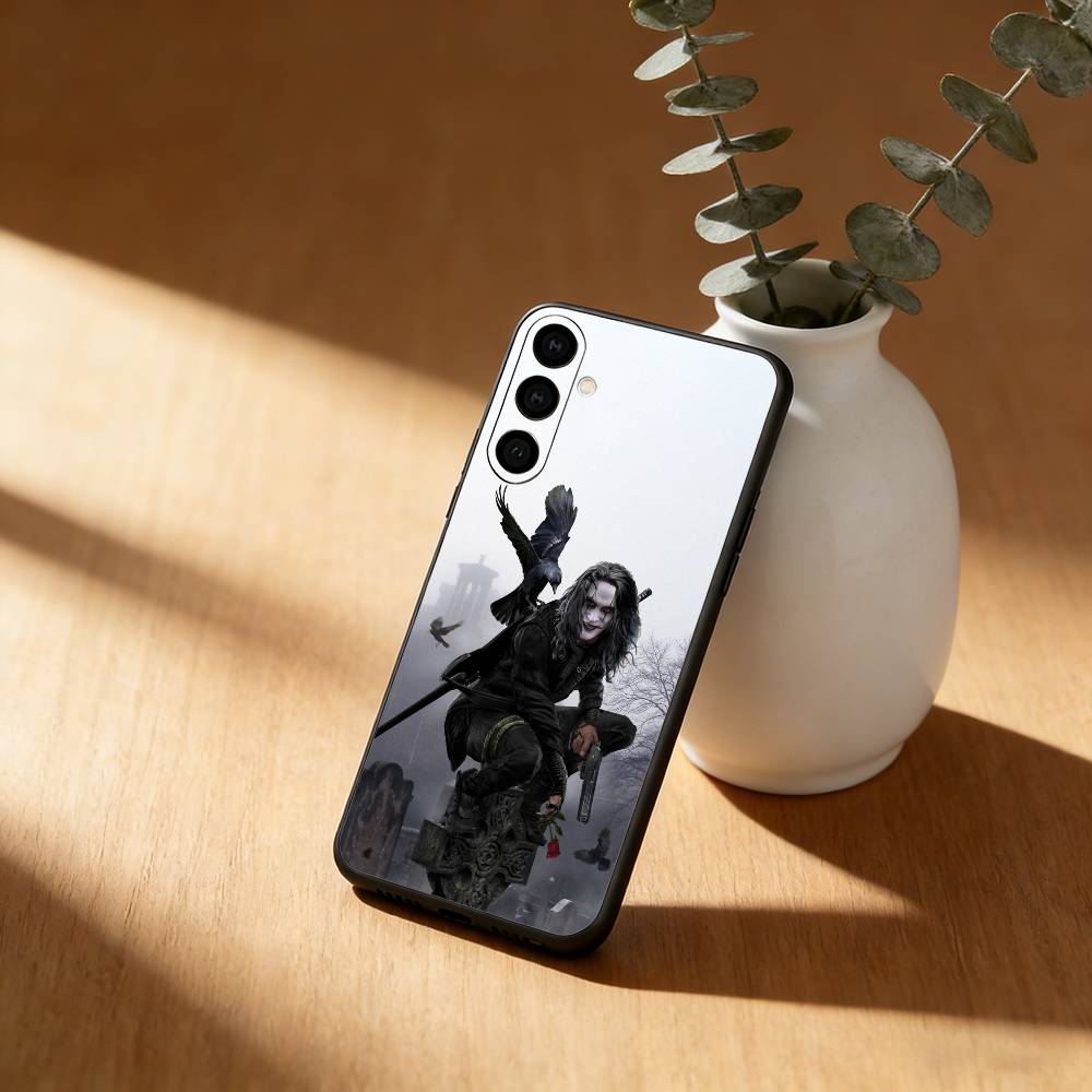Thriller T-THE-C-CROWS Phone Case For Samsung Galaxy A20,21s,22,31,32,52,53,72,73,80,91 Soft Black Shell
