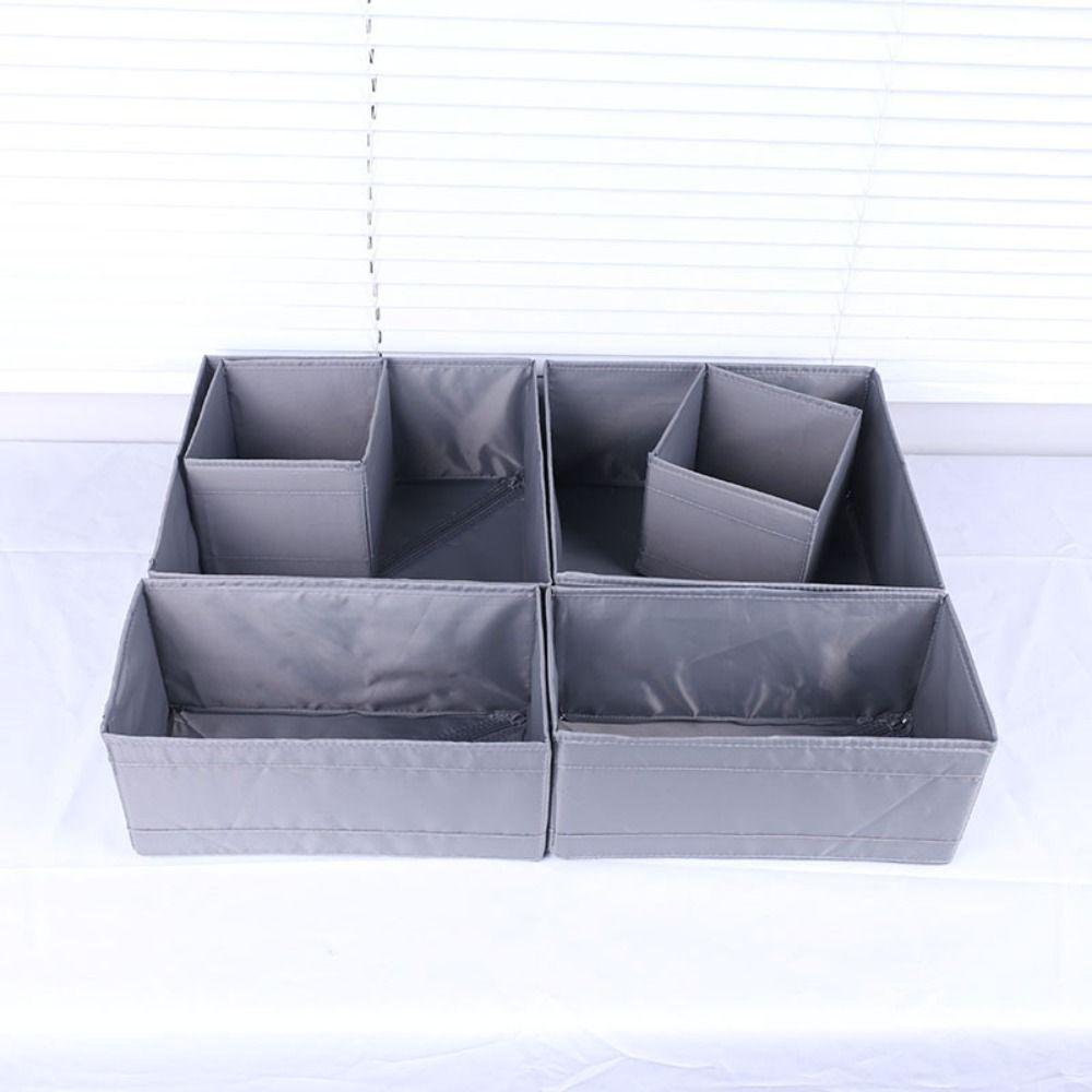 Foldable Closet Organizer Fabric Art Box Storage Cabinets Fashion Closet Organizer Boxes  Clothes