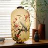 Oriental Style Paper Lantern Japanese Ukiyo-e Traditional Crane Printed Lantern Izakaya Restaurant Cuisine Wedding Party Decor