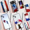 Чехол для телефона с флагом Франции для iPhone 16 Pro Max 13 12 Mini 11 14 15 Pro Max XR 16 15 Plus 16e Защитный корпус