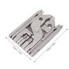 420 Stainless Steel Multi Tool Silver Outdoor Tool Sturdy Multitool Pliers  Home Repair
