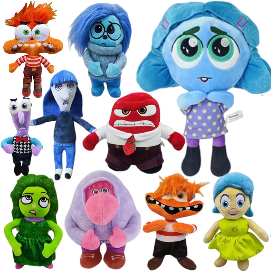 Плюшевые куклы Inside Out 2 Плюшевая игрушка Inside Out Милая мультяшная плюшевая кукла Мягкая набитая Аниме Периферийные игрушки Подарки на день рождения для детей