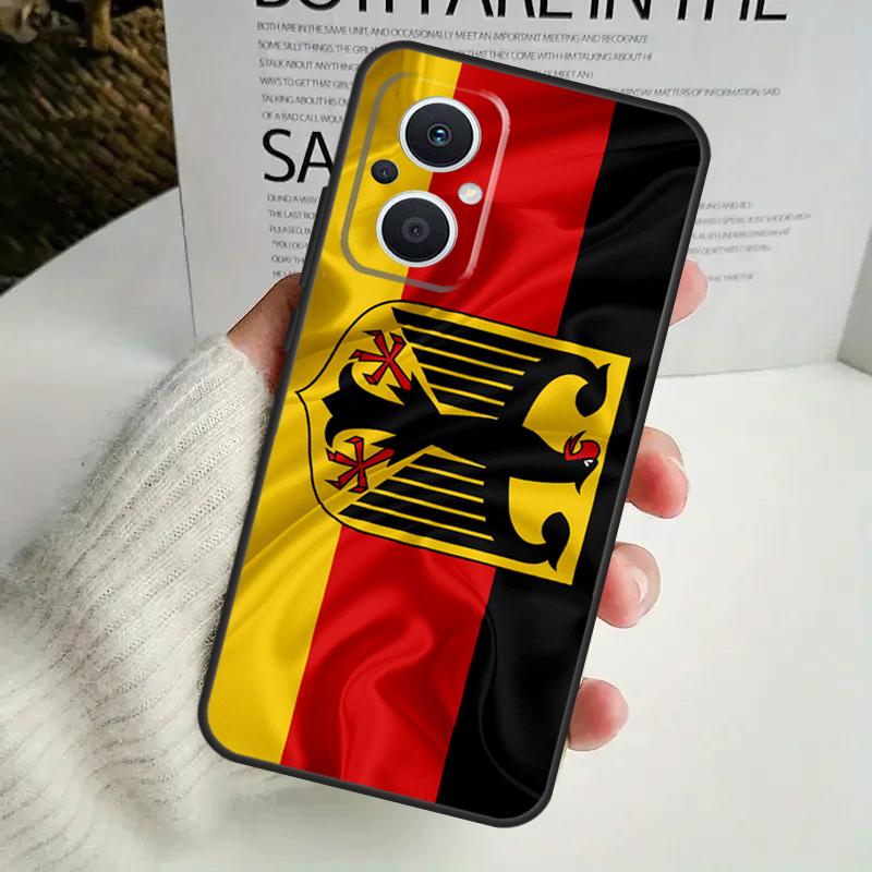 Чехол для телефона с баннером Флаг Германии для OPPO Reno 14F 12F 12 11 13 F 10 Pro 8T 7 8 Lite OPPO Find X9 X8 X6 X5 Pro