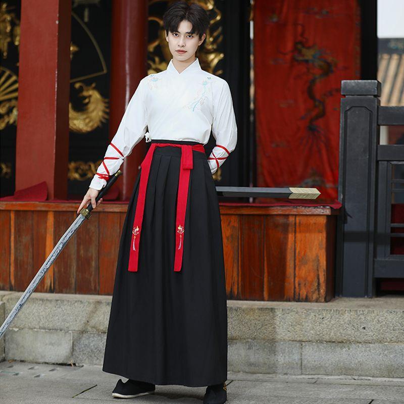 Chinese Style Hanfu Men's Suit Men's Ancient Costume Handsome Suit