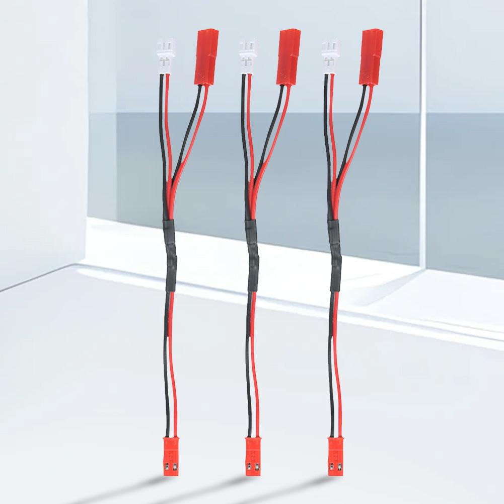 3PCS JST Y Parallel Adapter Splitter Harness JST To JST Adapter JST Connector for Traxxas TRX-4 D90 Redcat GEN8 RC Car