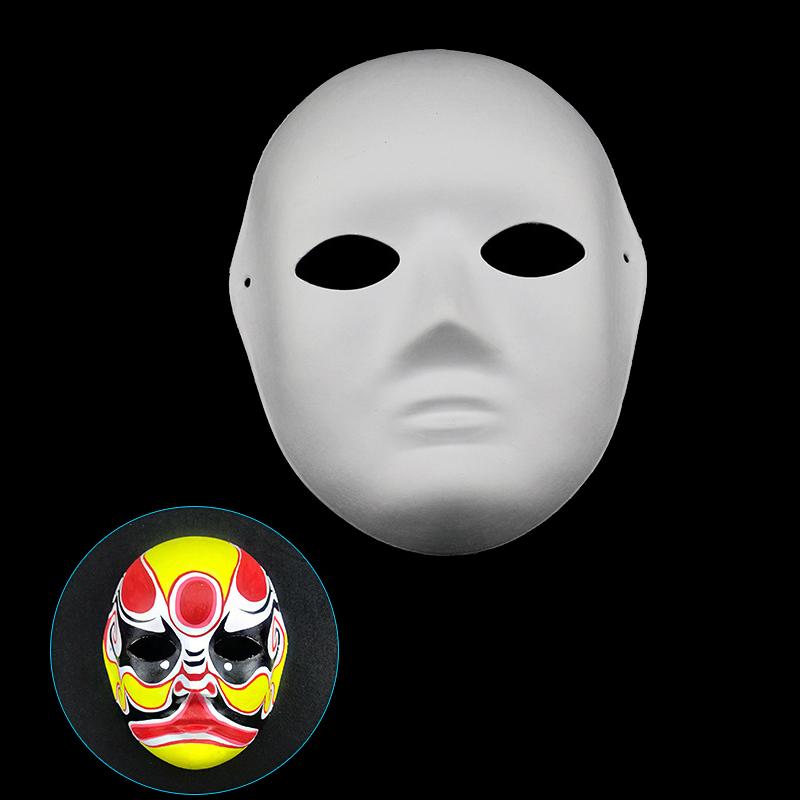 Маска своими руками Белая маска, расписанная вручную Маска из целлюлозы Пустая маска Маска Белая маска из эмбриона, расписанная вручную