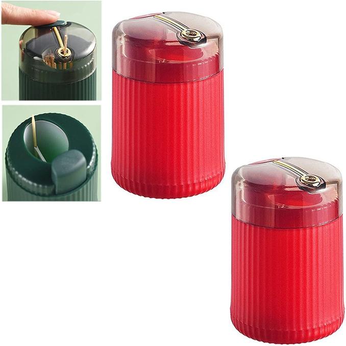 Креативная домашняя удобная канистра для зубочисток, пластиковый пресс-органайзер для зубочисток