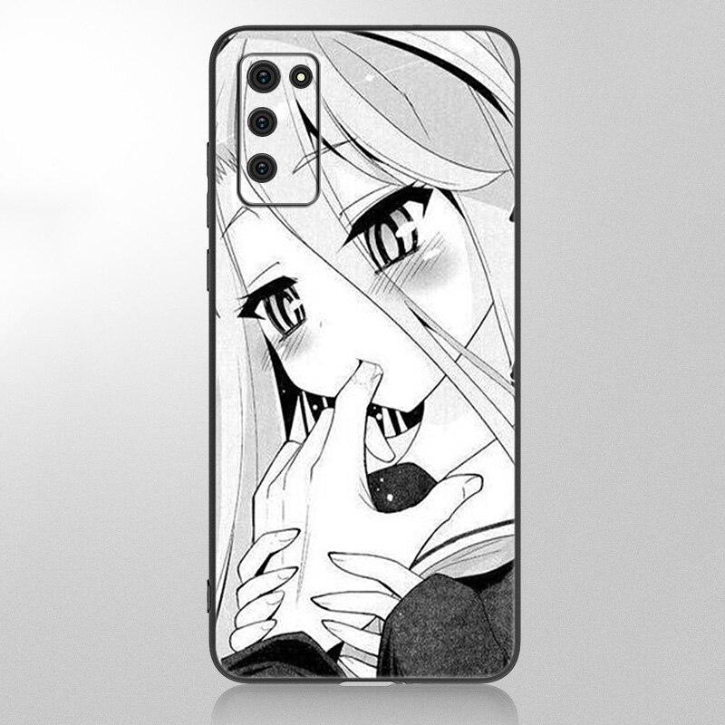 Аниме девушка мультфильм Япония милое лицо чехол для Samsung Galaxy A12 A02S A22 A32 A52 A72 A71 A51 A41 A31 A21 A11 A50 A70 A10S A20S