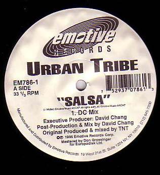 12-дюймовая пластинка URBAN TRIBE - Сальса / Ритм EM7861 Emotive Records 1996 США Танцевальная и Электронная