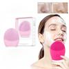 Electric Silicone Cleansing Brush Face Pore Deep Blackhead Washing Makeup Remover Foaming Brush Portable Beauty Massager