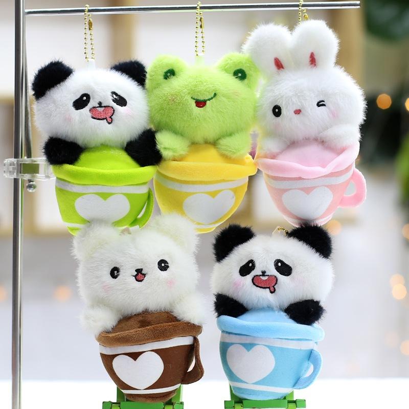 Альпака Маленький Подвеска Плюшевая Игрушка Милый Брелок для Сумки Кукла Украшения Верблюд Лошадь Халат Медведь