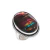Ammolite Gemstone 925 Sterling Silver Jewelry Ring Size 9