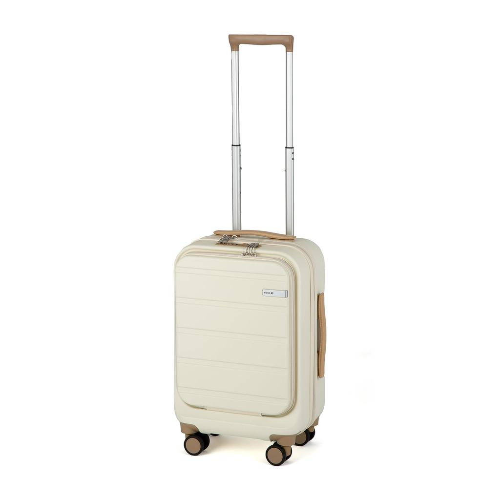 ACE Suitcase S Size 1 Night 2 Days 2 Nights 3 Days 29L Front Pocket 14inch PC Storage Caster Stopper Carry Case Carry Bag Fretboard Carry-on 3.2kg