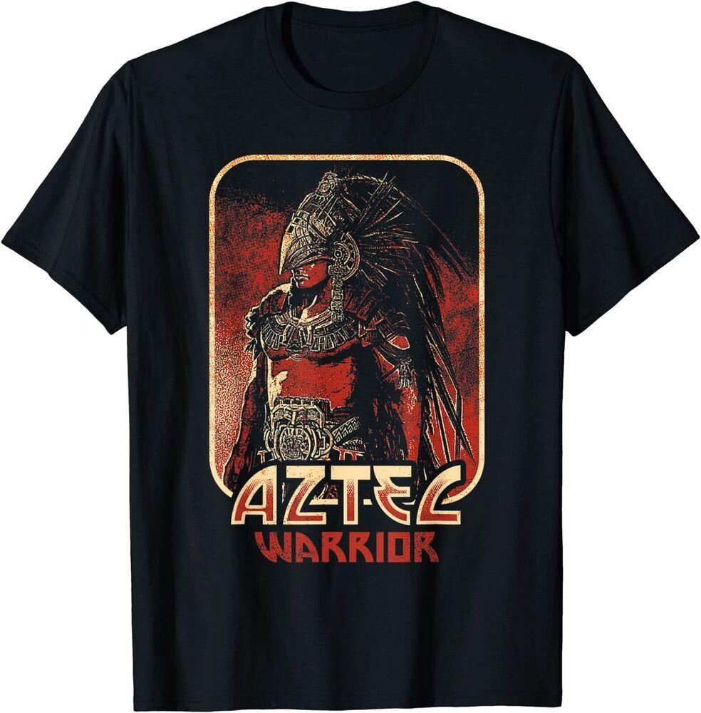 Футболка унисекс с изображением ацтекского воина-короля мексиканцев, родного искусства майя