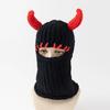 2020Fashion Womens Knit Full Face Ski Mask Crochet Balaclava Winter Warm Kawaii Cute Bunny Ears Knitted Balaclava Face Cover Mask