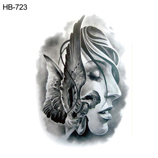 Прохладный Тигр Лев Дракон Рука Плечо Водонепроницаемая Временная Поддельная Татуировка Наклейка