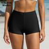 Пляжные шорты для женщин Эластичные Board Shorts Однотонные плавки-низ от купальника Tankini Спортивные плавки