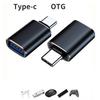 LED Display USB 3.0 to Type C Male Adapter USB A to USBC Connector OTG Type C Car Charging Adapter for MacBook Mobile Phone