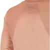 Nike Dri-Fit Miler Повседневная спортивная тренировочная беговая фитнес-футболка с круглым вырезом и длинным рукавом для женщин, топы розово-золотистого цвета AT4193-605